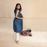 Indigo and White Nohea Outfit - Jacket & Pants