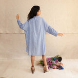 Blue lavender Anna Dress