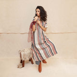 Multi Hued Angelina Outfit - Dress & Pants