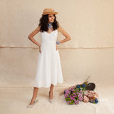 White Monet Dress