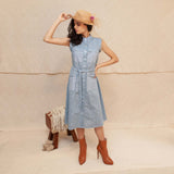 Powder blue Yulia Dress