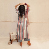 Multi Hued Angelina Outfit - Dress & Pants