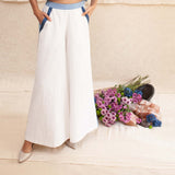White Viola Outfit - Dress & Pants