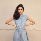Powder blue Yulia Dress