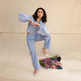 Blue Frost Magdalena Top