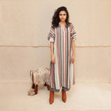 Multi Hued Angelina Outfit - Dress & Pants
