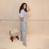 Stone Blue Klaudia Outfit - Tunic & Pants