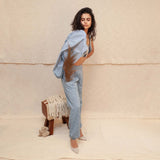 Sky Blue Esther Outfit - Jacket, Top & Pants