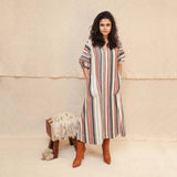 Multi Hued Angelina Outfit - Dress & Pants