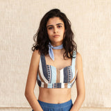 Indigo Thea Outfit - Jacket, Blouse & Pants
