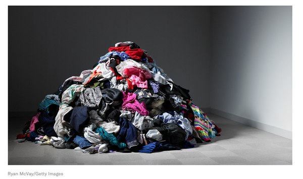 Junk created by Fast Fashion 