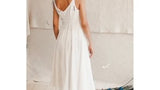 White Long Monet Dress 