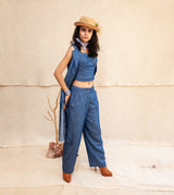Indigo Amelia Outfit - Jacket, Blouse & Pants
