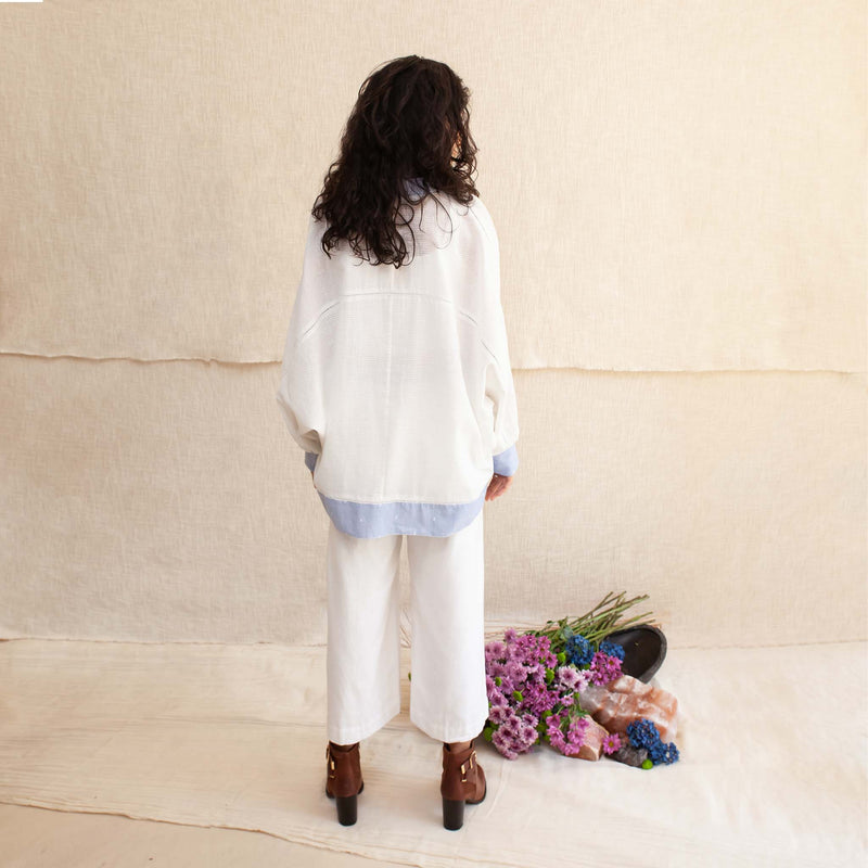 White Amaliya Outfit - Top & Pants